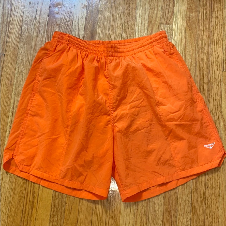 Orange Swim Trunks Swim Short